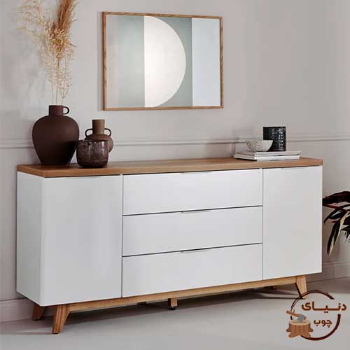 خرید آینه و کنسول مدل اسکندی