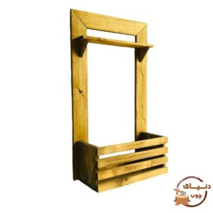 خرید استند گلدان چوبی مدل pin0911