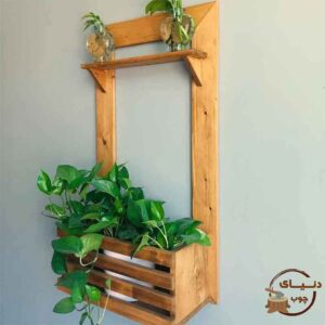 استند گلدان چوبی مدل pin0911