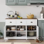 خرید کابینت کافی بار سفید ساده