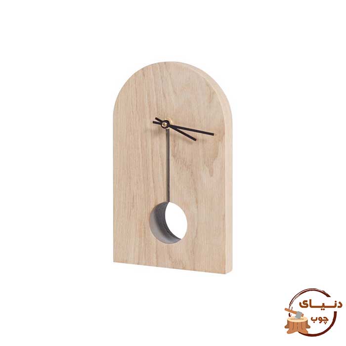 ساعت رومیزی چوبی کد 1039